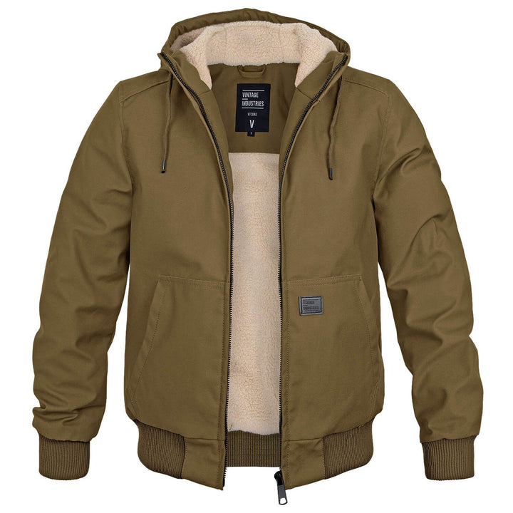 Alfie | Men's Sherpa Lined Hooded Winter Bomber Jacket