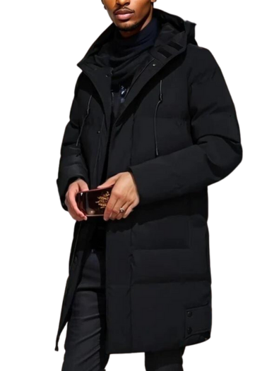 Barnaby | Men's Long Hooded Padded Winter Puffer Jacket