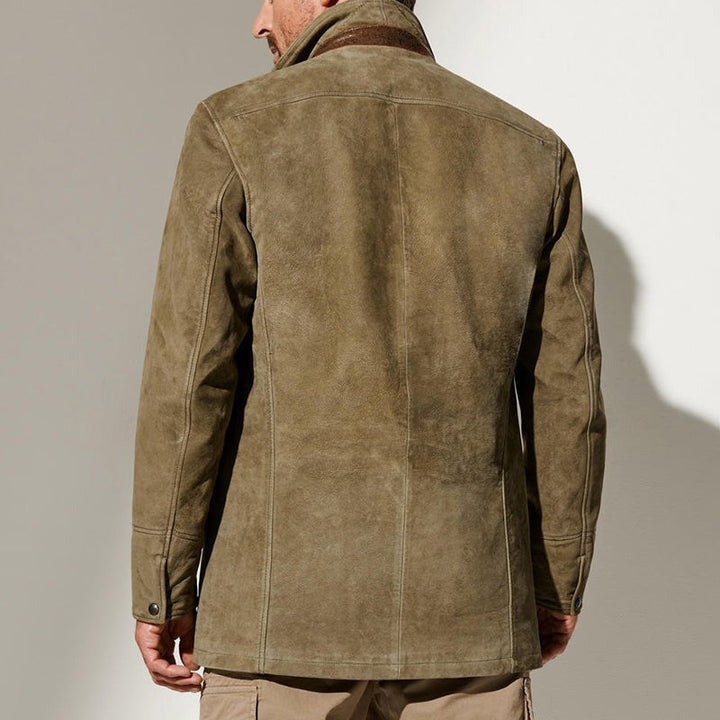 Bennett | Men's Button-Up Suede Jacket