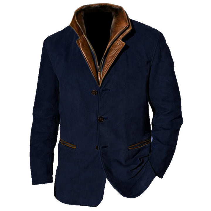 Bennett | Men's Button-Up Suede Jacket