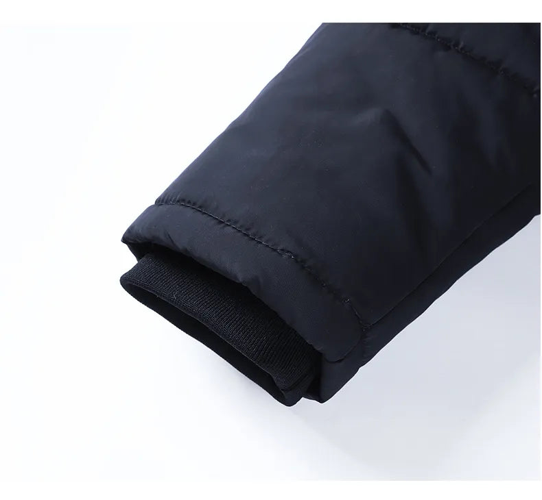 Callan | Men's Faux Fur Hooded Fleece Lined Winter Parka Jacket