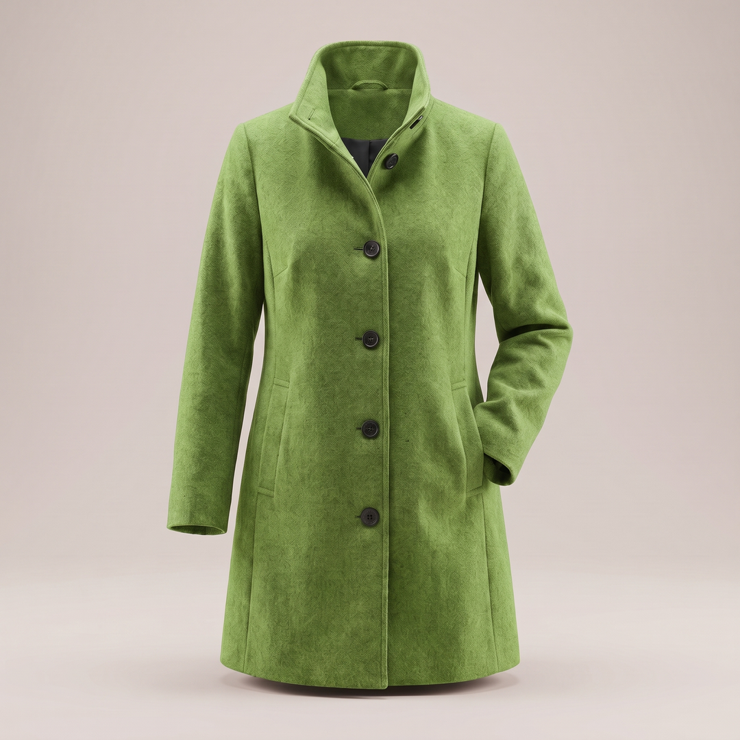 Cecilia | Women's Warm Wool Blend Single Breasted Winter Coat