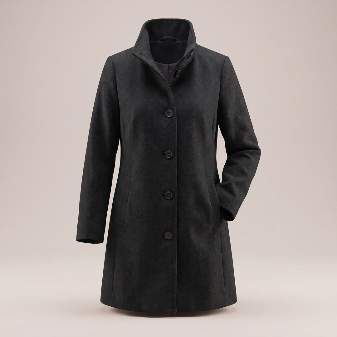 Cecilia | Women's Warm Wool Blend Single Breasted Winter Coat