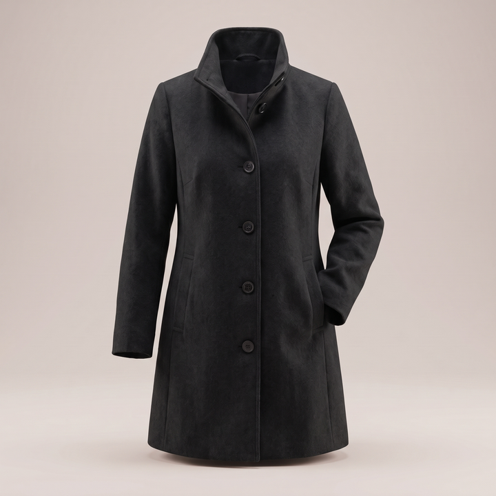 Cecilia | Women's Warm Wool Blend Single Breasted Winter Coat