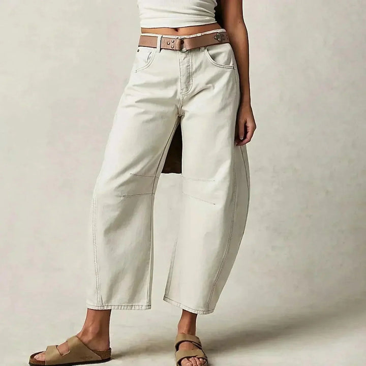 Ellie | Women's High Waisted Barrel Leg Jeans
