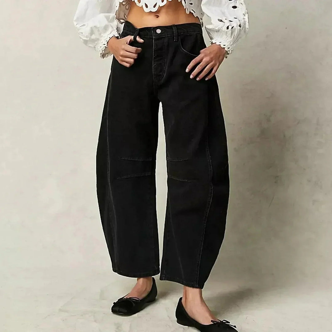 Ellie | Women's High Waisted Barrel Leg Jeans