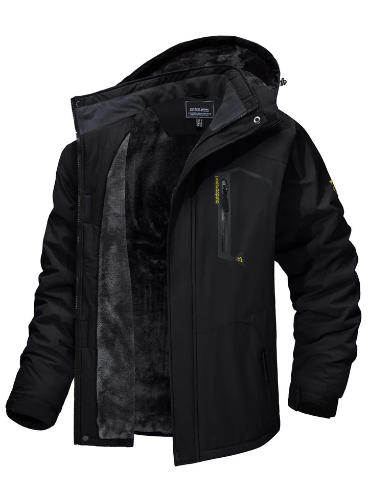 Frederick | Men's Fleece Lined Hooded Windproof Winter Jacket