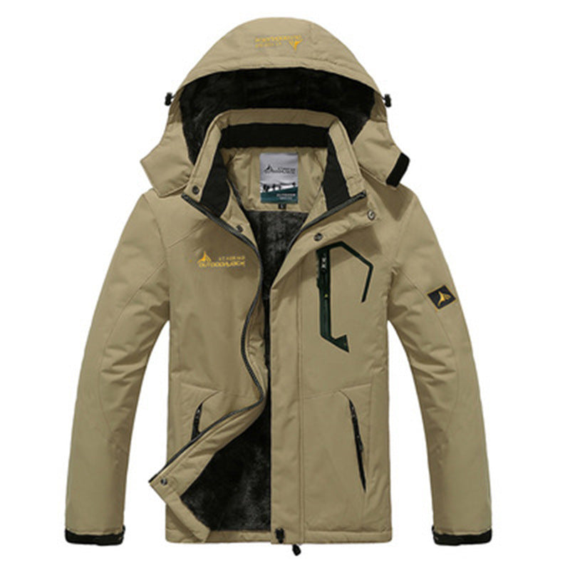 Frederick | Men's Fleece Lined Hooded Windproof Winter Jacket
