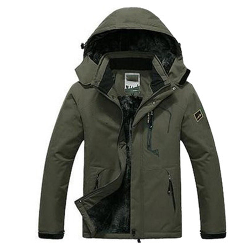 Frederick | Men's Fleece Lined Hooded Windproof Winter Jacket