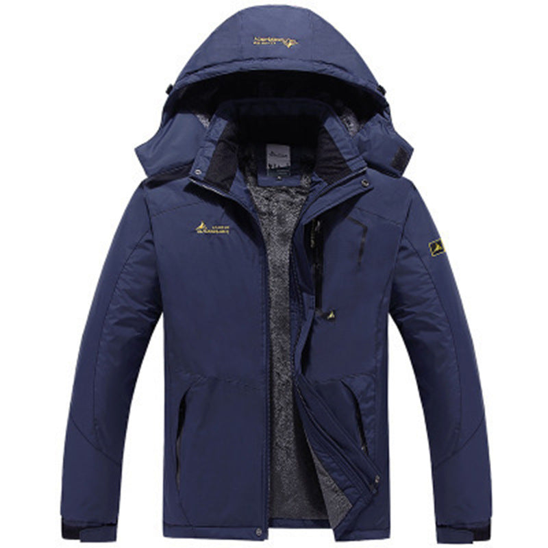 Frederick | Men's Fleece Lined Hooded Windproof Winter Jacket