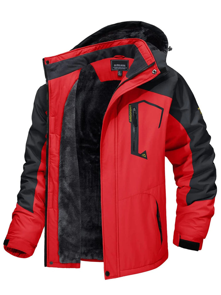 Frederick | Men's Fleece Lined Hooded Windproof Winter Jacket