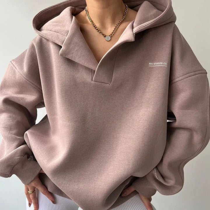 Harriet | Women's Oversized Collared Hoodie