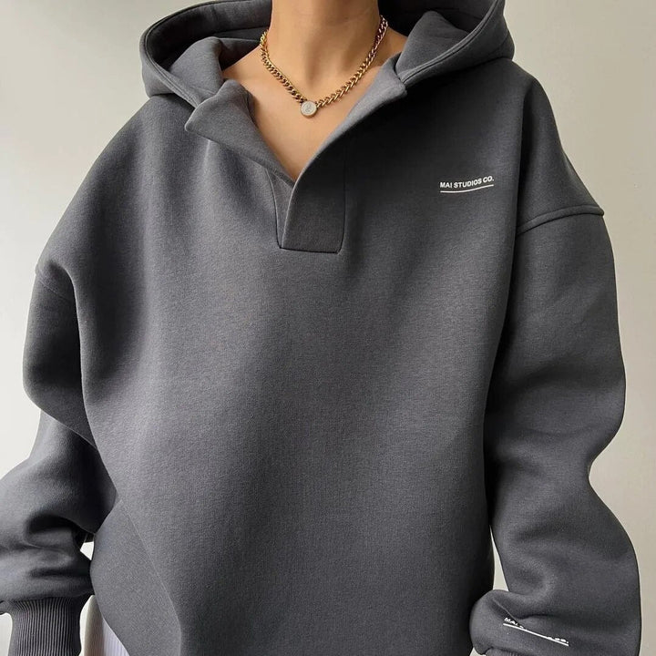 Harriet | Women's Oversized Collared Hoodie
