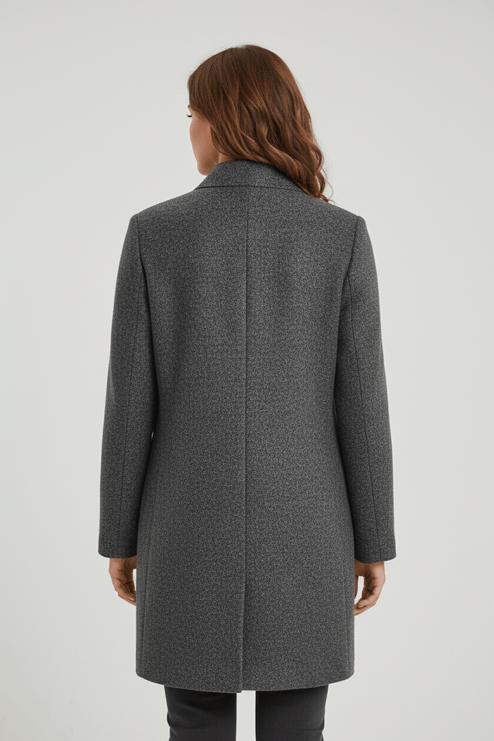 Imogen | Women's Wool-Blend Funnel Neck Coat