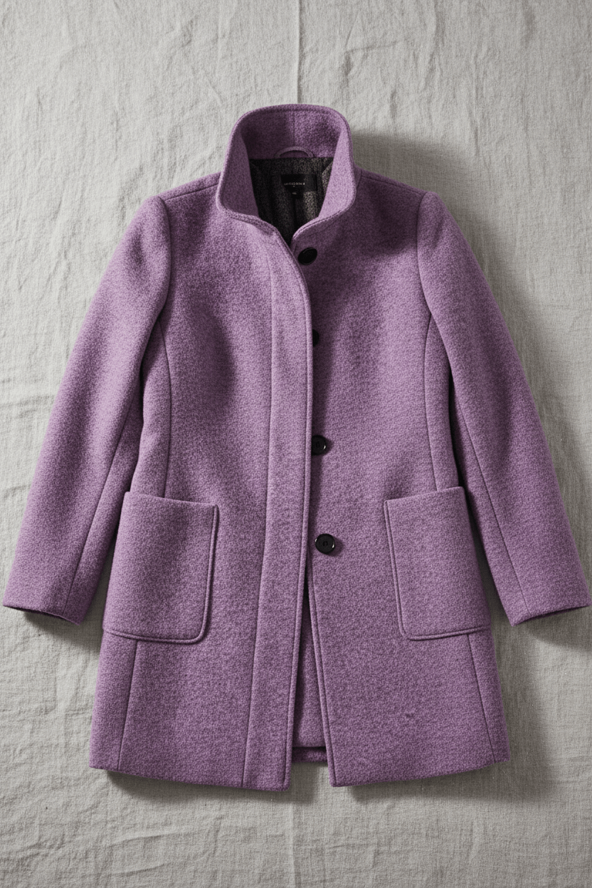Imogen | Women's Wool-Blend Funnel Neck Coat