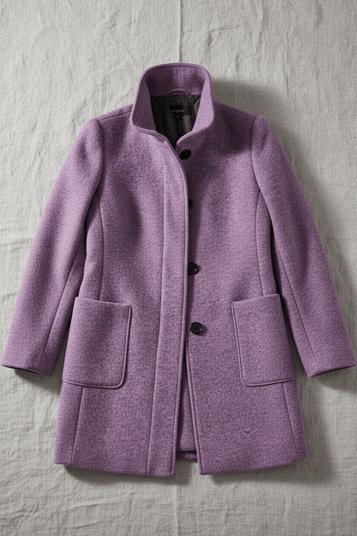 Imogen | Women's Wool-Blend Funnel Neck Coat