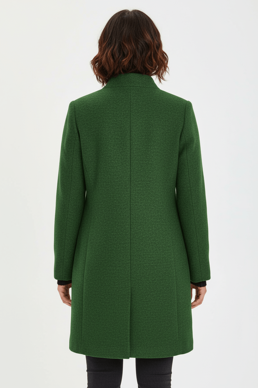 Imogen | Women's Wool-Blend Funnel Neck Coat