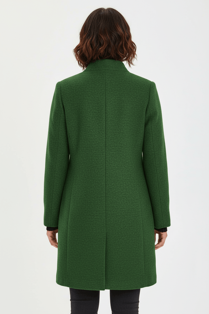 Imogen | Women's Wool-Blend Funnel Neck Coat