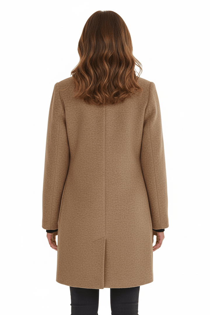 Imogen | Women's Wool-Blend Funnel Neck Coat