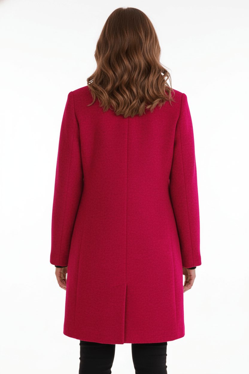 Imogen | Women's Wool-Blend Funnel Neck Coat
