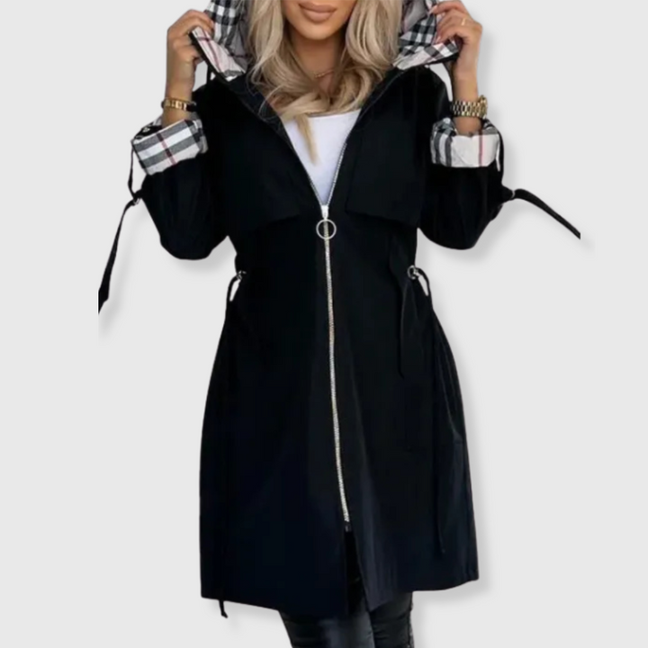 Isabel | Women's Hooded Longline Raincoat