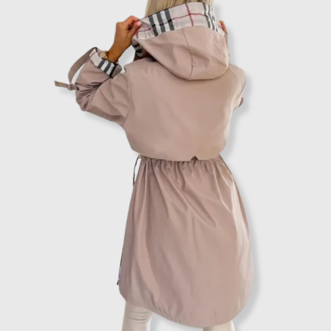Isabel | Women's Hooded Longline Raincoat
