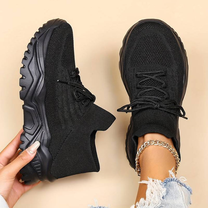 Isla | Women's Knit Platform Trainers
