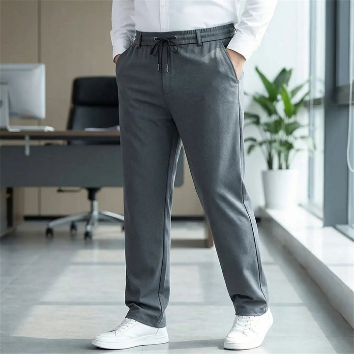 Marcus | Men's Straight Leg Drawstring Trousers