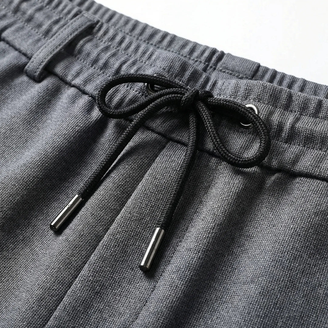 Marcus | Men's Straight Leg Drawstring Trousers