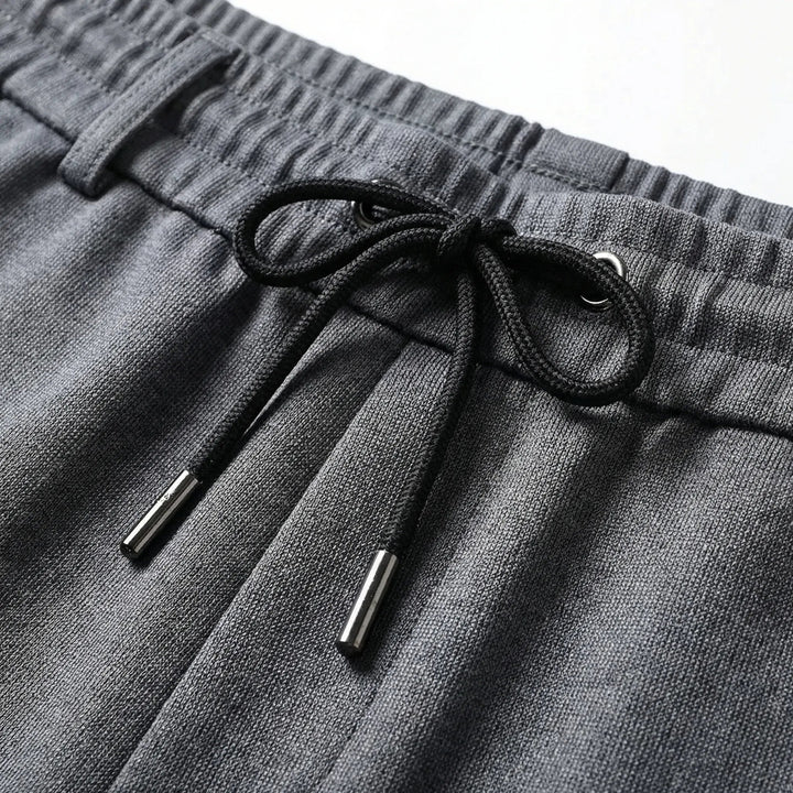 Marcus | Men's Straight Leg Drawstring Trousers