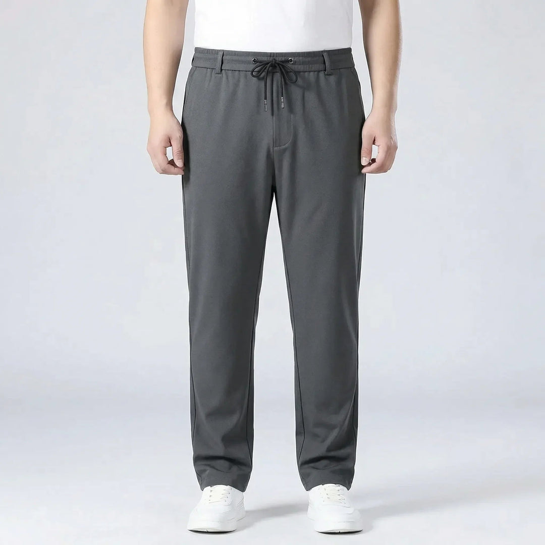 Marcus | Men's Straight Leg Drawstring Trousers