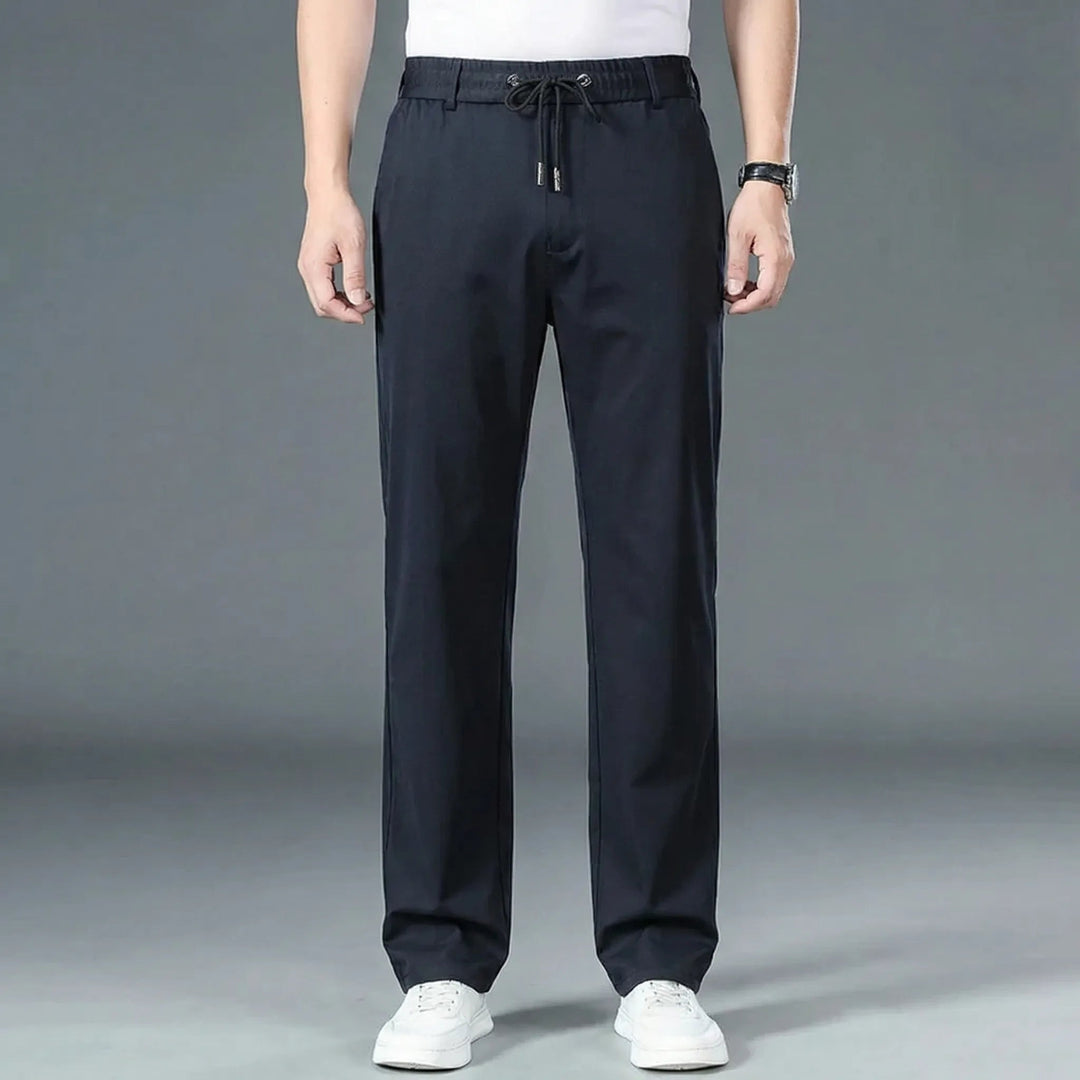 Marcus | Men's Straight Leg Drawstring Trousers