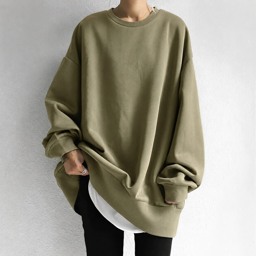 Maya | Women's Oversized Crew Neck Sweatshirt