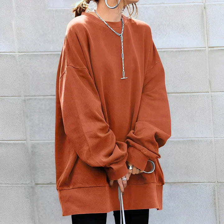 Maya | Women's Oversized Crew Neck Sweatshirt