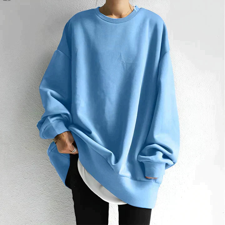 Maya | Women's Oversized Crew Neck Sweatshirt