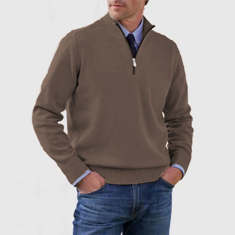 Nate | Men's Quarter Zip Knit Jumper