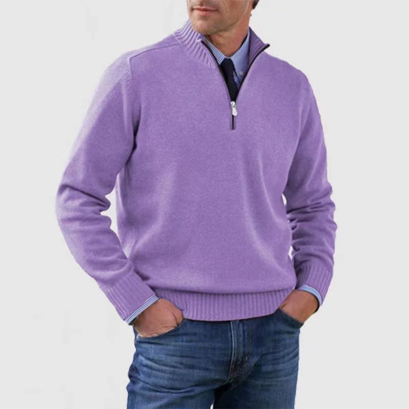 Nate | Men's Quarter Zip Knit Jumper