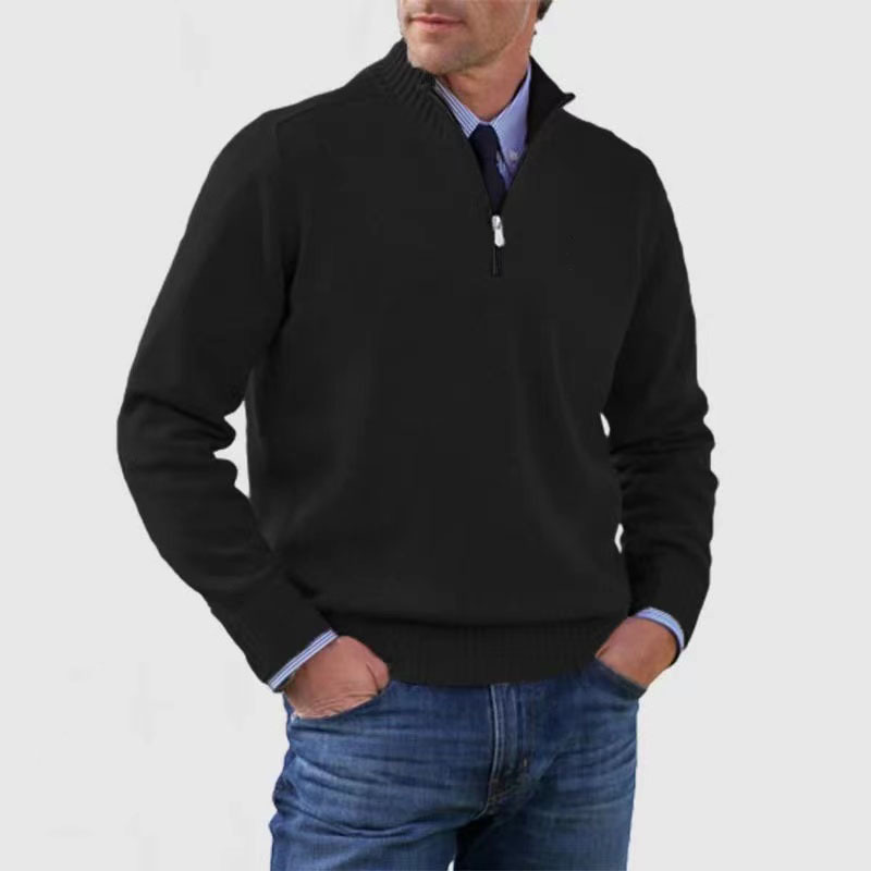 Nate | Men's Quarter Zip Knit Jumper