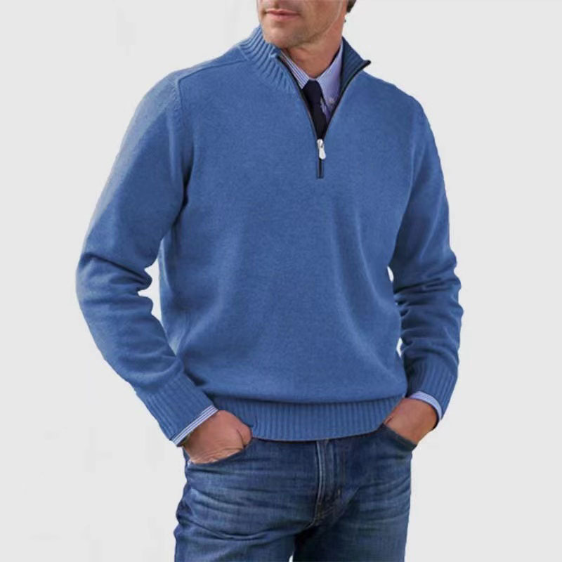 Nate | Men's Quarter Zip Knit Jumper