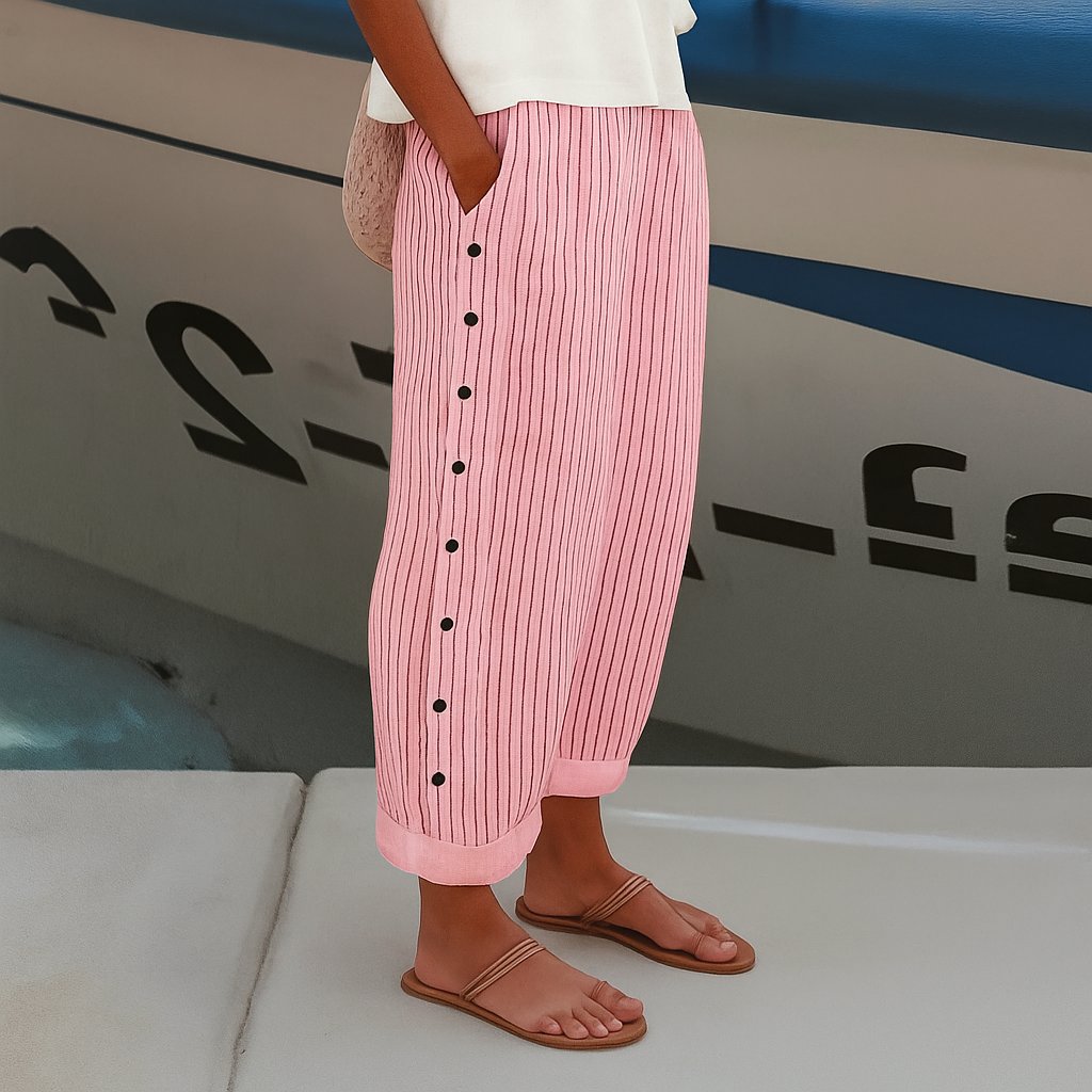Penny | Women's Linen Relaxed Trousers