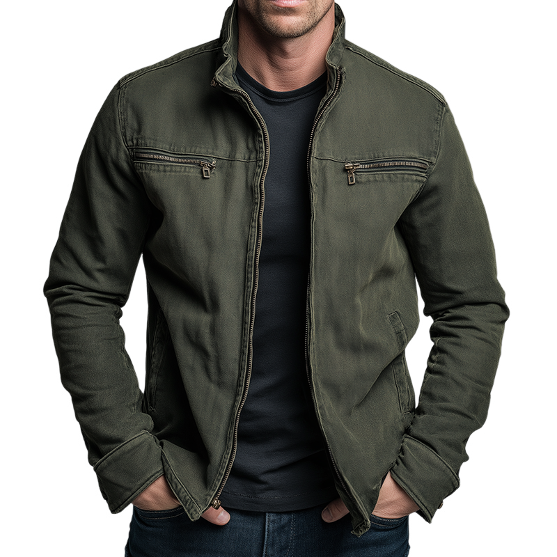 Rupert | Men's Cotton Zip-Up Jacket