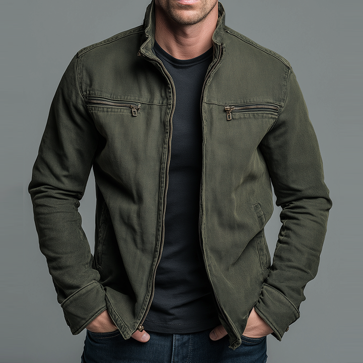 Rupert | Men's Cotton Zip-Up Jacket