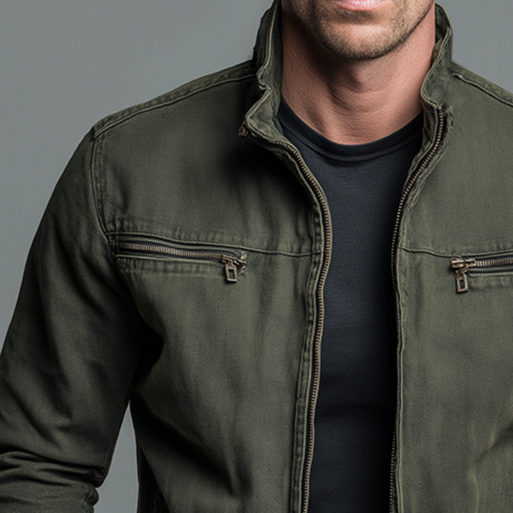 Rupert | Men's Cotton Zip-Up Jacket