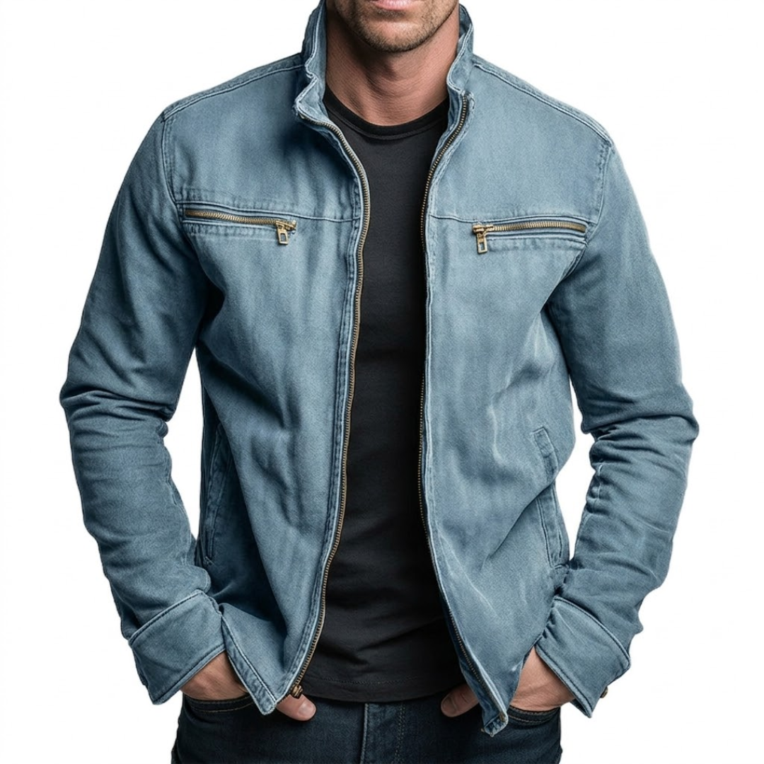Rupert | Men's Cotton Zip-Up Jacket