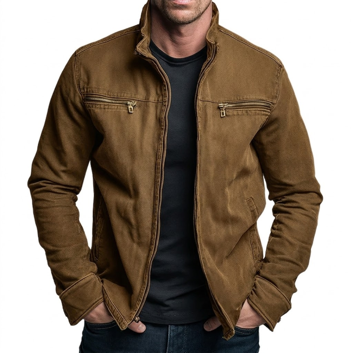 Rupert | Men's Cotton Zip-Up Jacket
