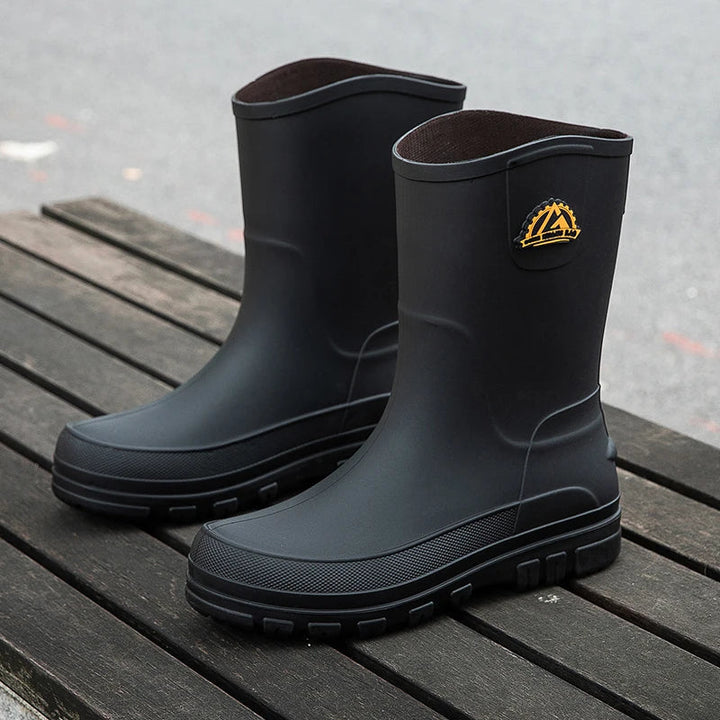 Rupert | Men's Waterproof Mid-Calf Rain Boots