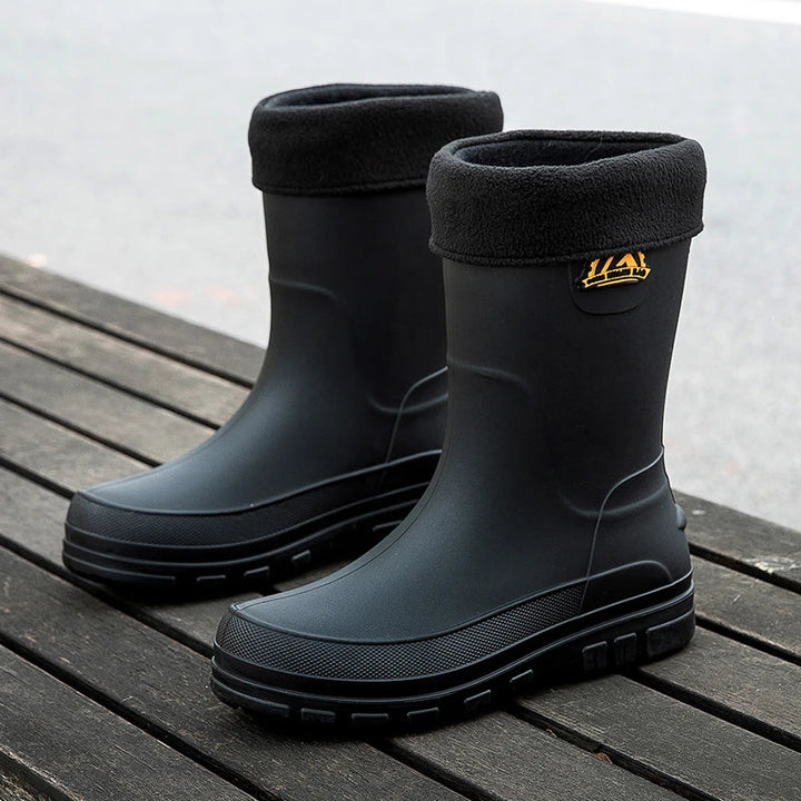 Rupert | Men's Waterproof Mid-Calf Rain Boots