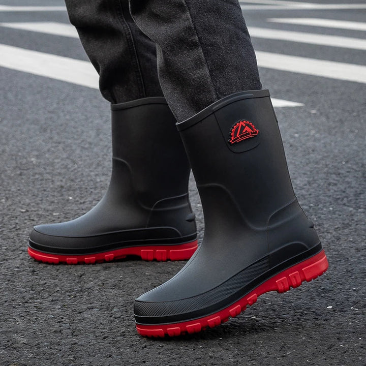 Rupert | Men's Waterproof Mid-Calf Rain Boots