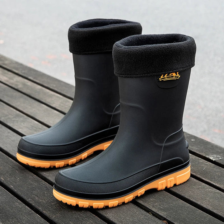 Rupert | Men's Waterproof Mid-Calf Rain Boots