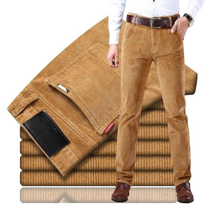 Theo | Men's Straight Leg Corduroy Trousers